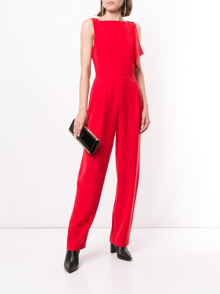 Jumpsuit Armani Emporio Ruffled Sin Manga Mujer Rojas | 3W5P3XMD