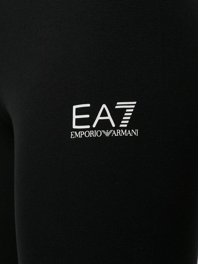 Leggins Ea7 Emporio Armani Logo Waistband Mujer Negras | W8RHLGOG