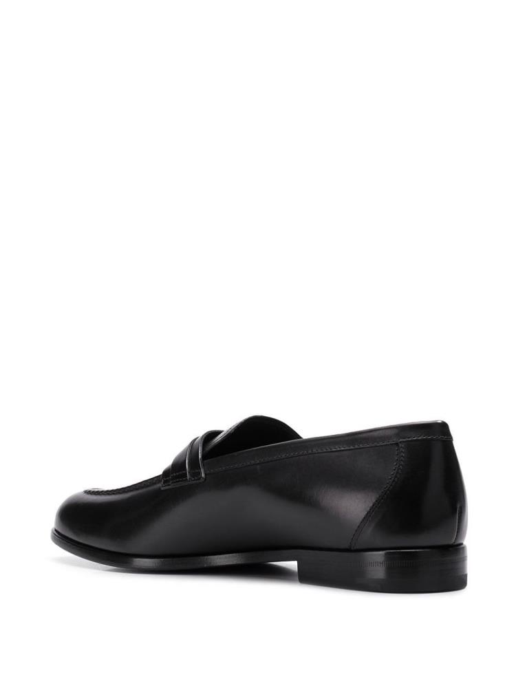 Loafers Giorgio Armani Classic Hombre Negras | I8ROKGW3