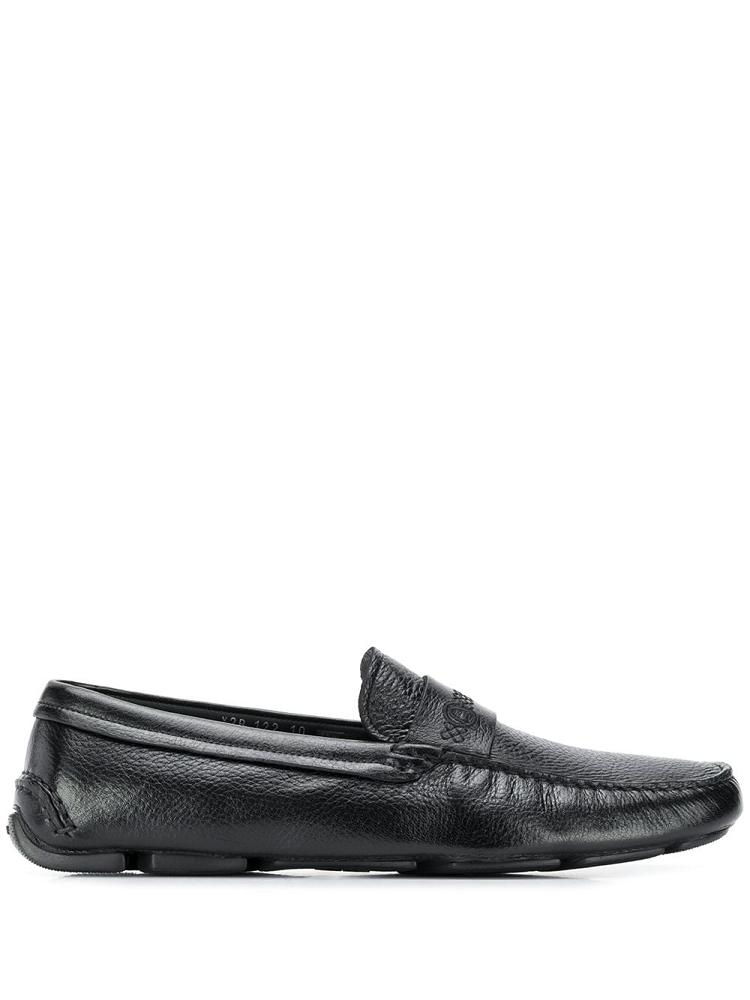 Loafers Giorgio Armani Slip On Hombre Negras | P0DR55IC