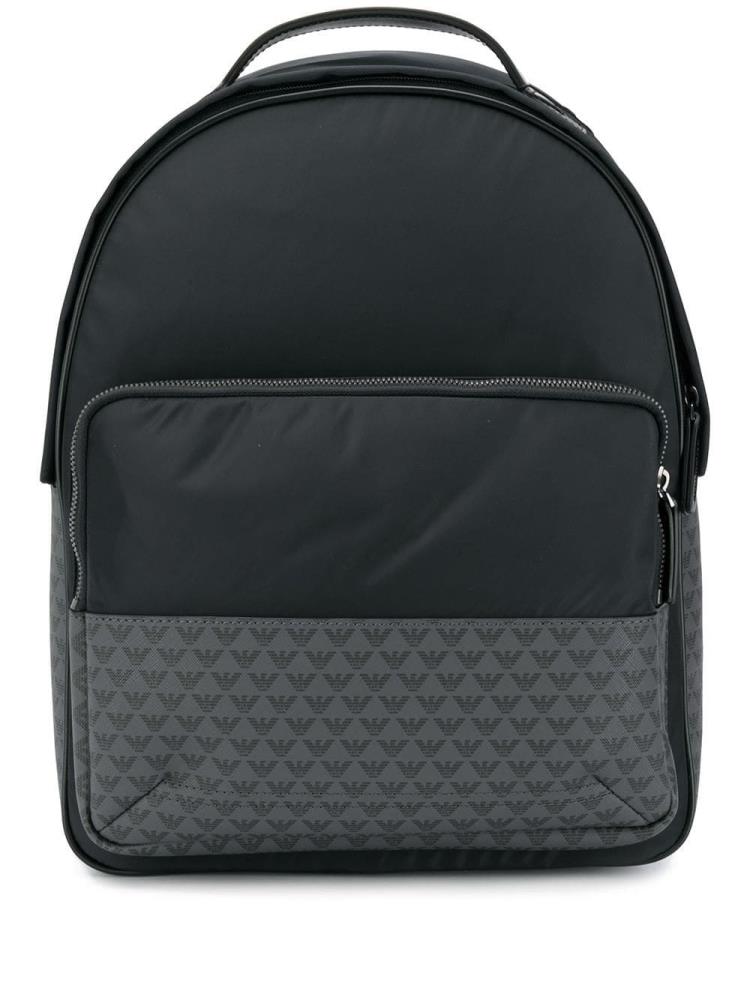 Mochilas Armani Emporio Classic Hombre Negras | DCKD0B1A