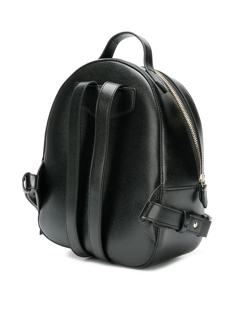 Mochilas Armani Emporio Embossed Logo Mujer Negras | IHU3B2KZ