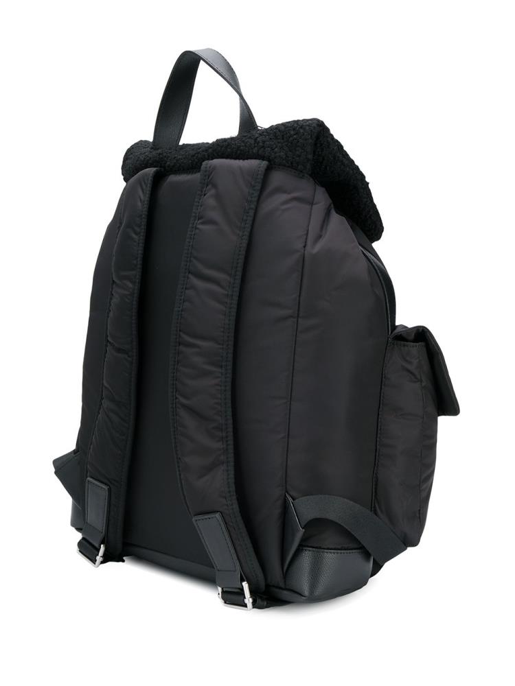 Mochilas Armani Emporio Logo Hombre Negras | FZGEKD3H