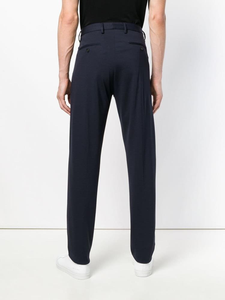 Pantalones Armani Jeans Jersey Tailored Pants Hombre Azules | UIFIENMJ