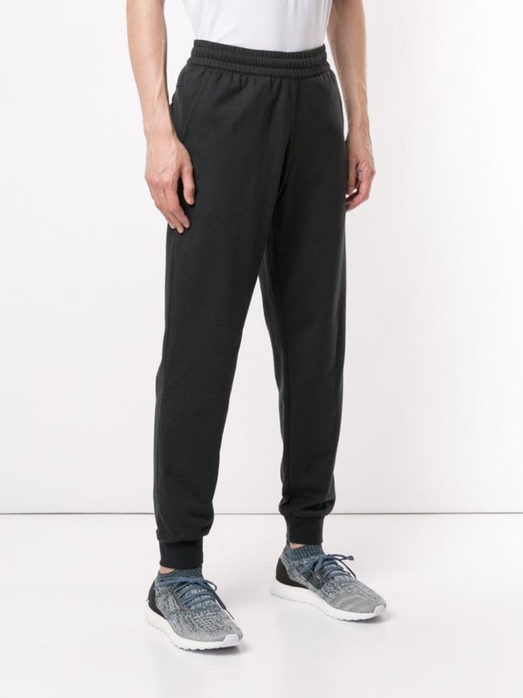 Pantalones Ea7 Emporio Armani Logo Pista Hombre Negras | E6ZZ8RI2