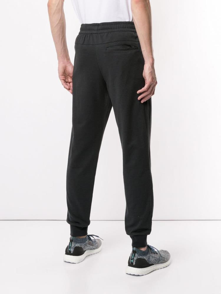 Pantalones Ea7 Emporio Armani Logo Pista Hombre Negras | E6ZZ8RI2