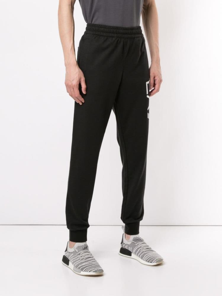 Pantalones Ea7 Emporio Armani Logo Pista Hombre Negras | W98GSDBN