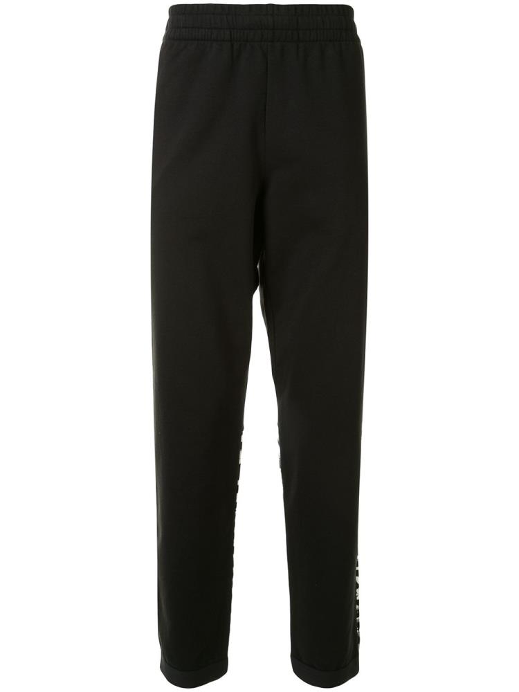 Pantalones Ea7 Emporio Armani Panelled Zebra Print Pista Hombre Negras | EHTXDXVH