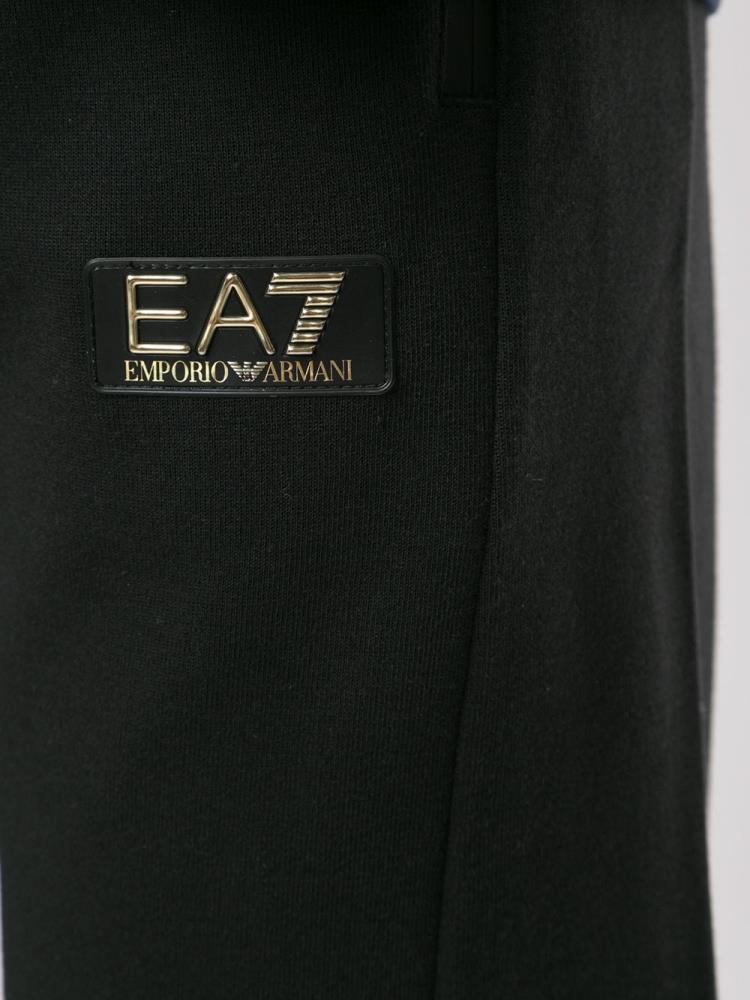 Pantalones Ea7 Emporio Armani Straight Leg Pista Hombre Negras | 0IIH6QLV