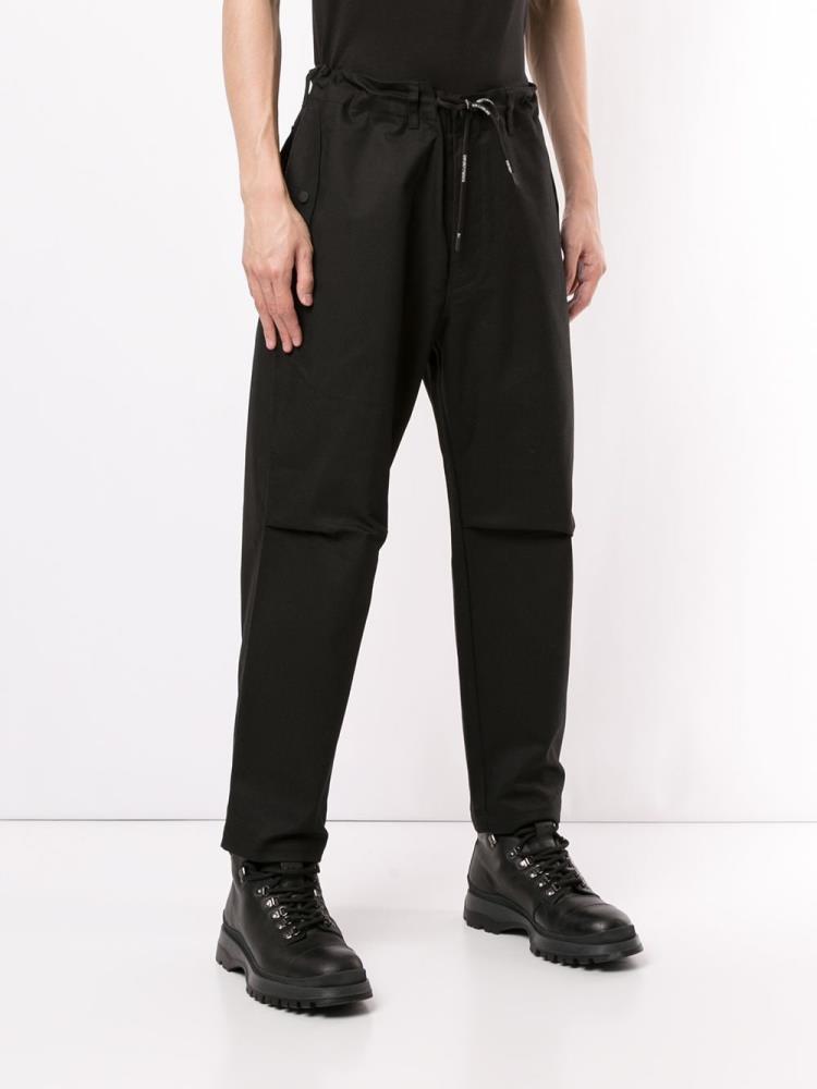 Pantalones Armani Emporio Cargo Drawstring Hombre Negras | X3AH1NN7