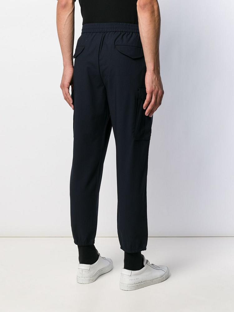 Pantalones Armani Emporio Cargo Pista Hombre Azules | YPN5MFFZ