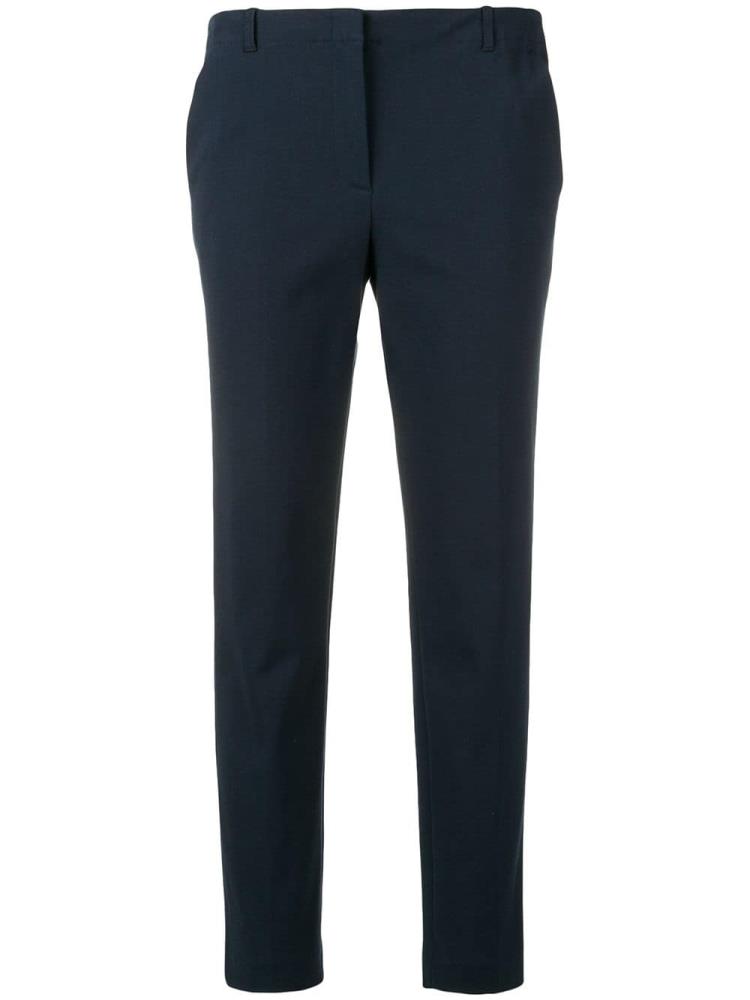 Pantalones Armani Emporio Classic Slim Mujer Azules | KBVNRQZD