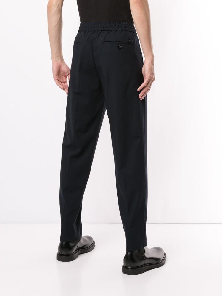 Pantalones Armani Emporio Elasticated Tailored Pants Hombre Azules | QBH4TF7X