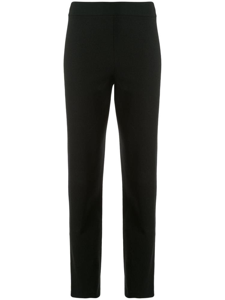 Pantalones Armani Emporio High Rise Cropped Mujer Negras | C2VZLKCF