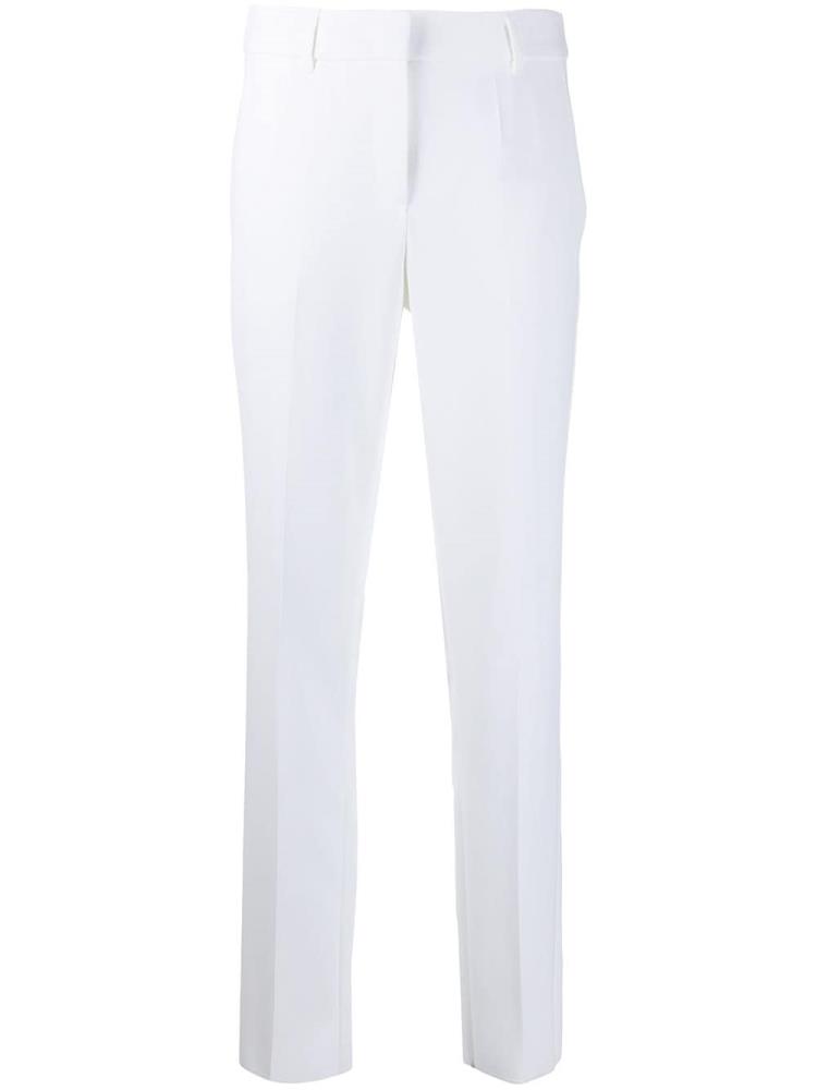 Pantalones Armani Emporio High Rise Straight Leg Mujer Blancas | TC3ASCVU