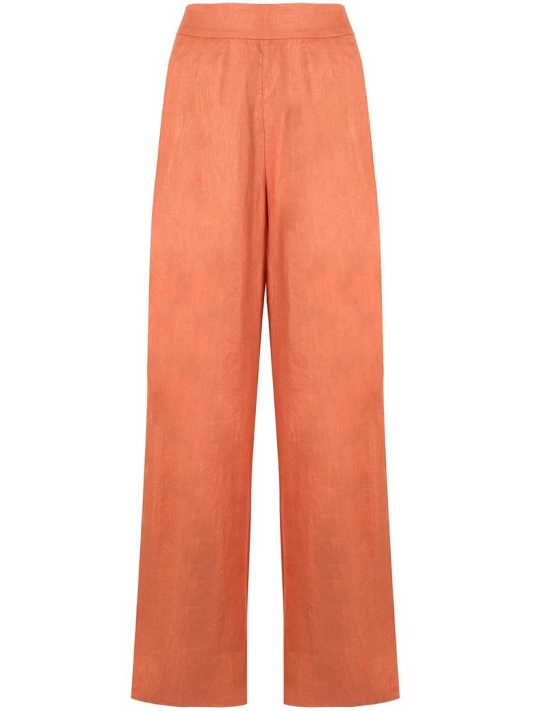 Pantalones Armani Emporio High Waisted Mujer Naranjas | 6MLO3TN9