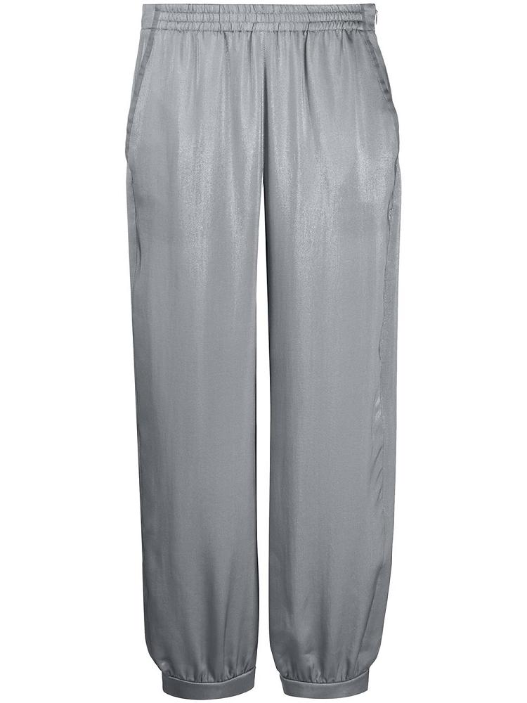 Pantalones Armani Emporio High Waisted Pista Mujer Gris | WUFJK151