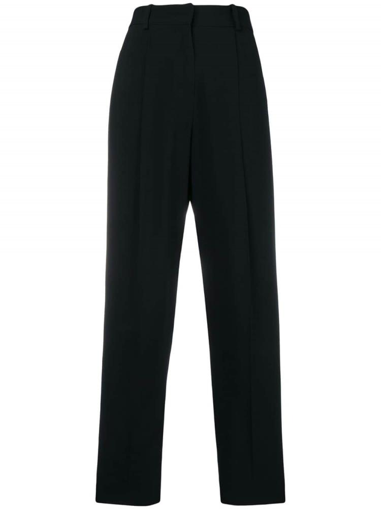 Pantalones Armani Emporio High Waisted Tailored Pants Mujer Negras | YJYC5WZS