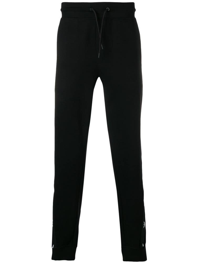 Pantalones Armani Emporio Logo Detail Pista Hombre Negras | MIFQEF25