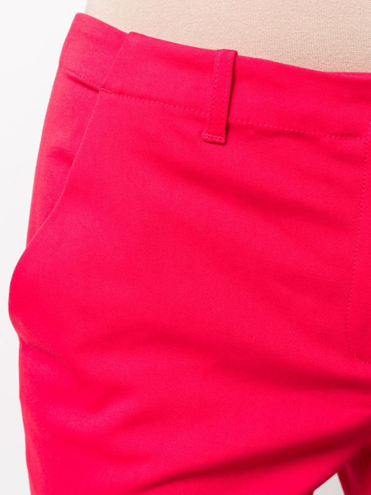 Pantalones Armani Emporio Low Cintura Straight Mujer Rojas | 73T8FSKE