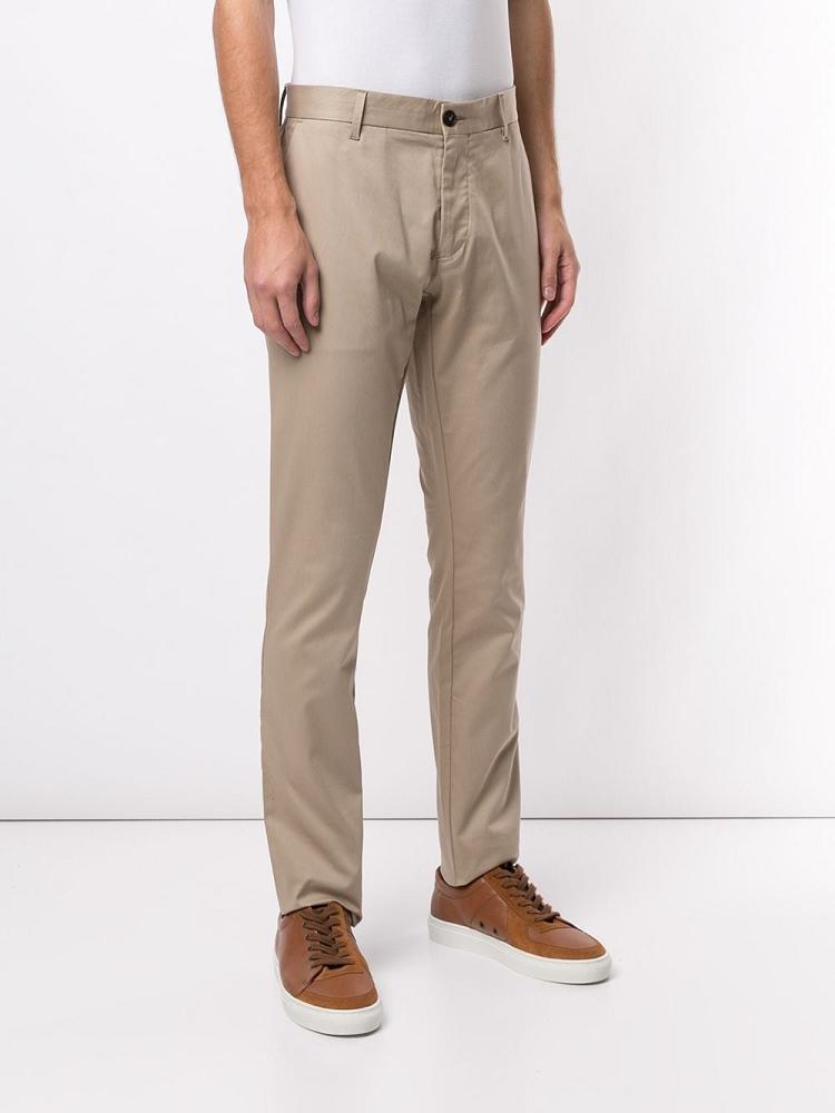 Pantalones Armani Emporio Plain Straight Tailored Pants Hombre Marrones | J43M5V3Q