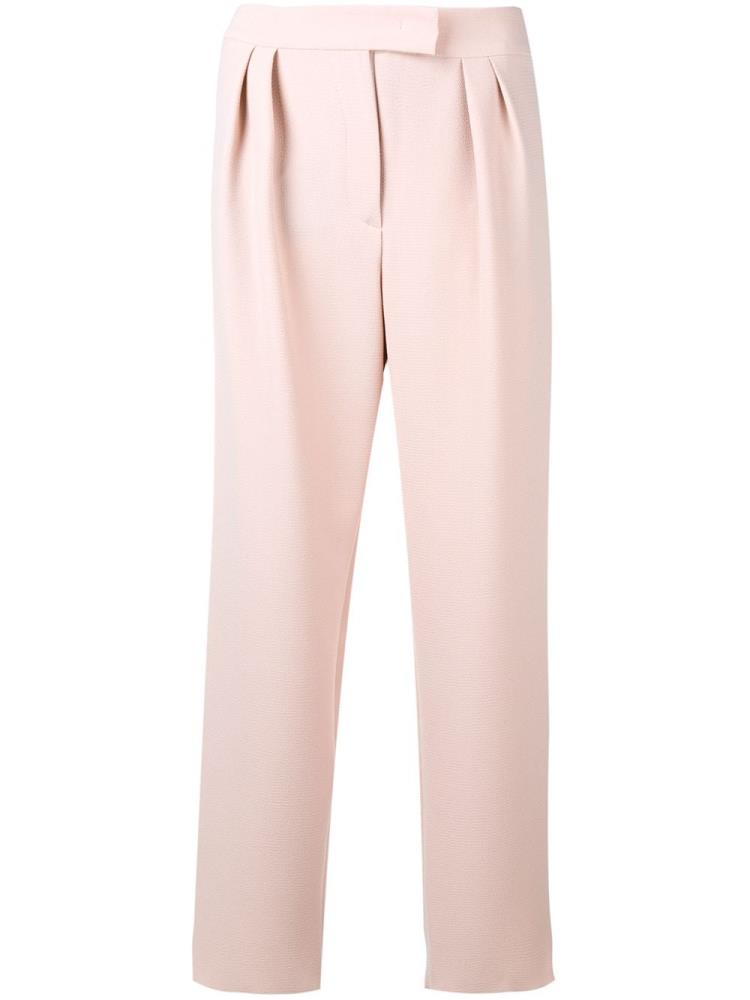 Pantalones Armani Emporio Pleated Detail Mujer Rosas | 7MV4V8LH