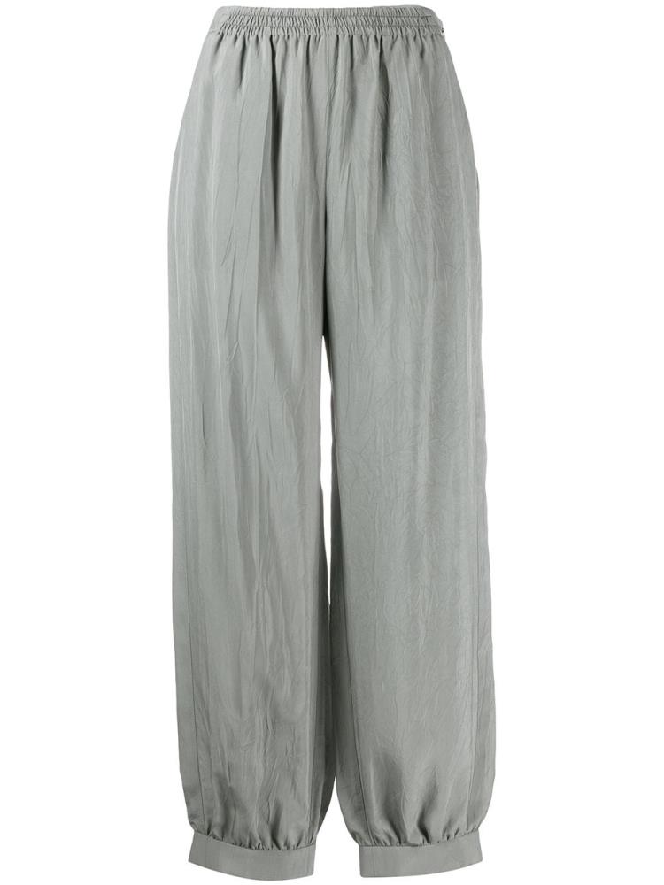 Pantalones Armani Emporio Pleated Harem Mujer Gris | Q25782AO