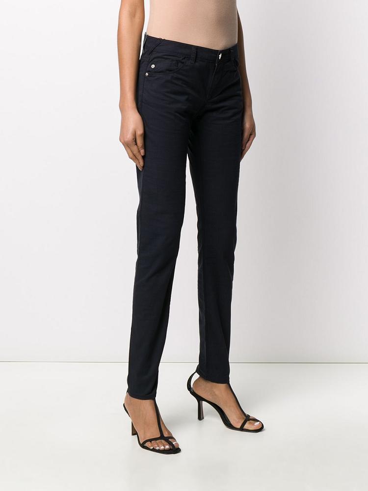 Pantalones Armani Emporio Skinny Mujer Azules | 8FD6E461