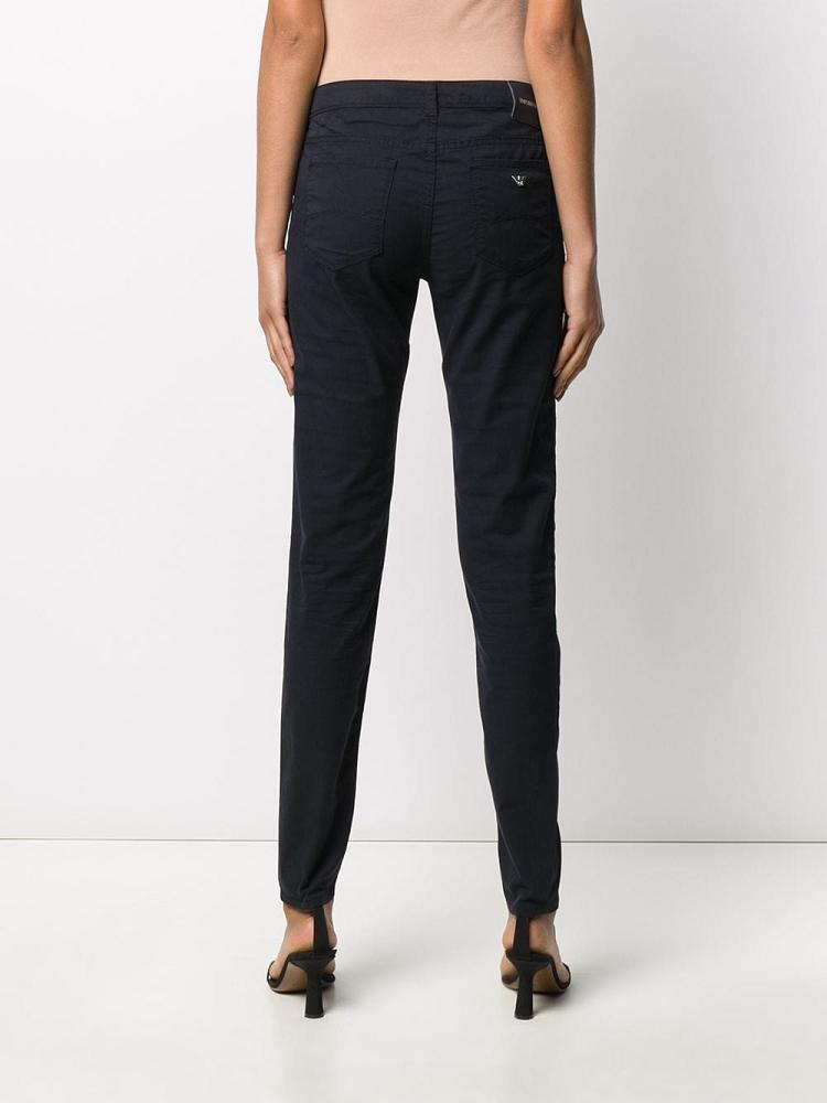 Pantalones Armani Emporio Skinny Mujer Azules | 8FD6E461