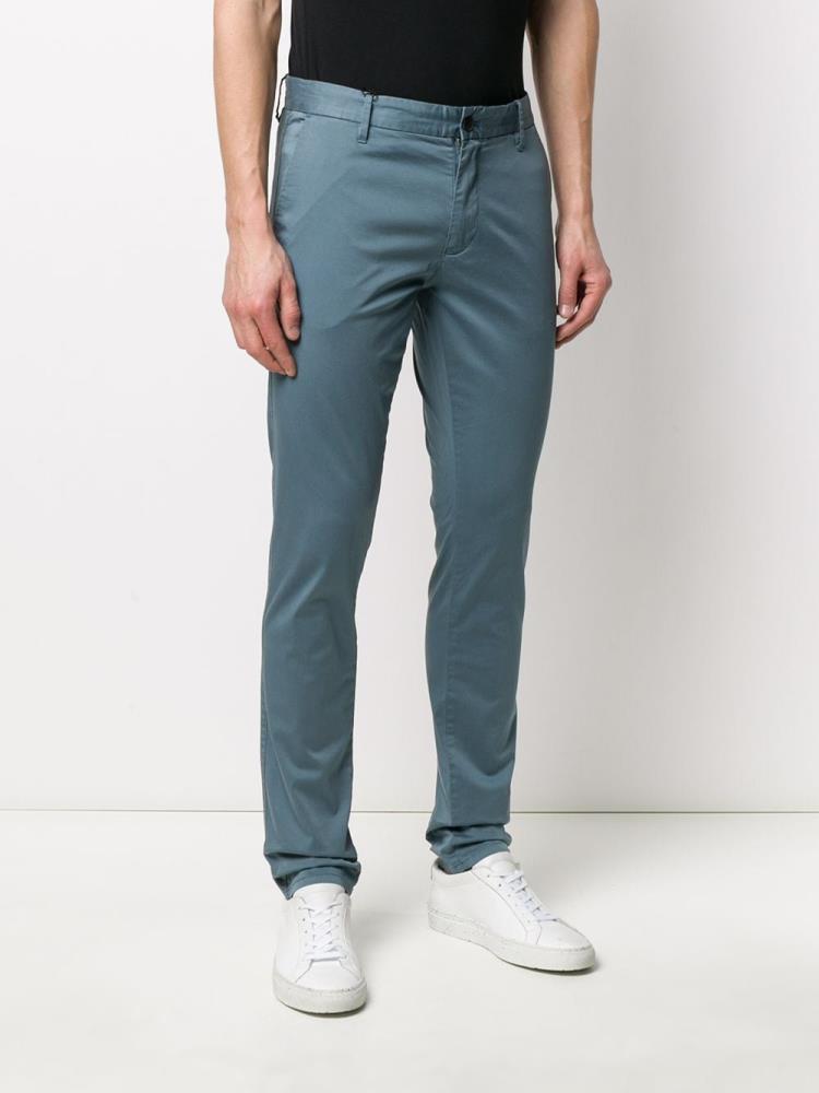 Pantalones Armani Emporio Slim Fit Chino Hombre Azules | 646RE693