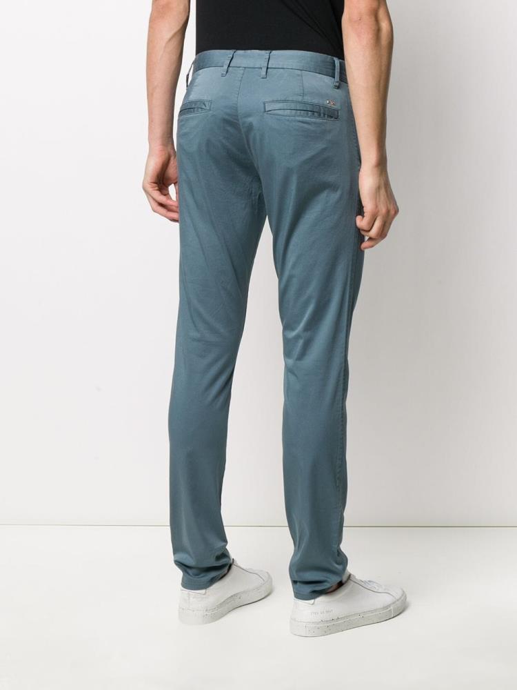 Pantalones Armani Emporio Slim Fit Chino Hombre Azules | 646RE693