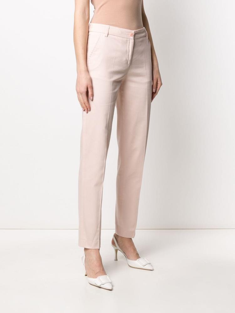 Pantalones Armani Emporio Slim Tailored Pants Mujer Rosas | WH0W5I75