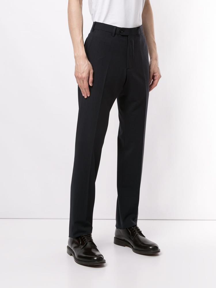 Pantalones Armani Emporio Slim Tailored Pants Hombre Azules | WW09E9BT