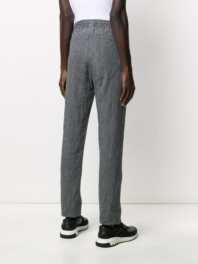 Pantalones Armani Emporio Straight Leg Hombre Gris | UGH4RQ2J