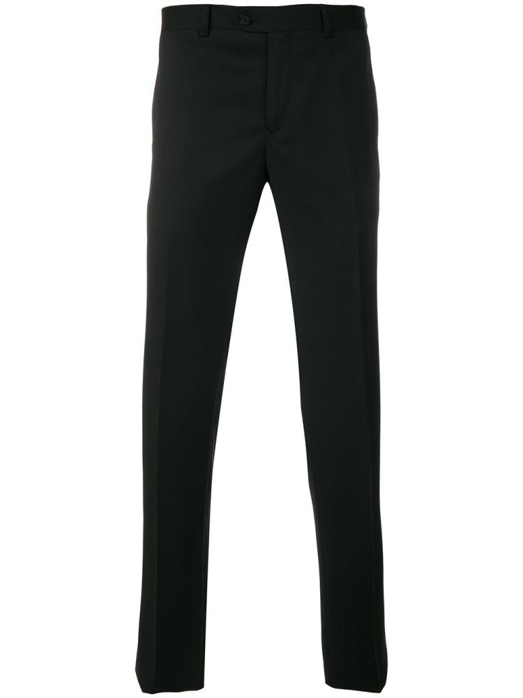 Pantalones Armani Emporio Wool Tailored Pants Hombre Negras | IEYUVB7V