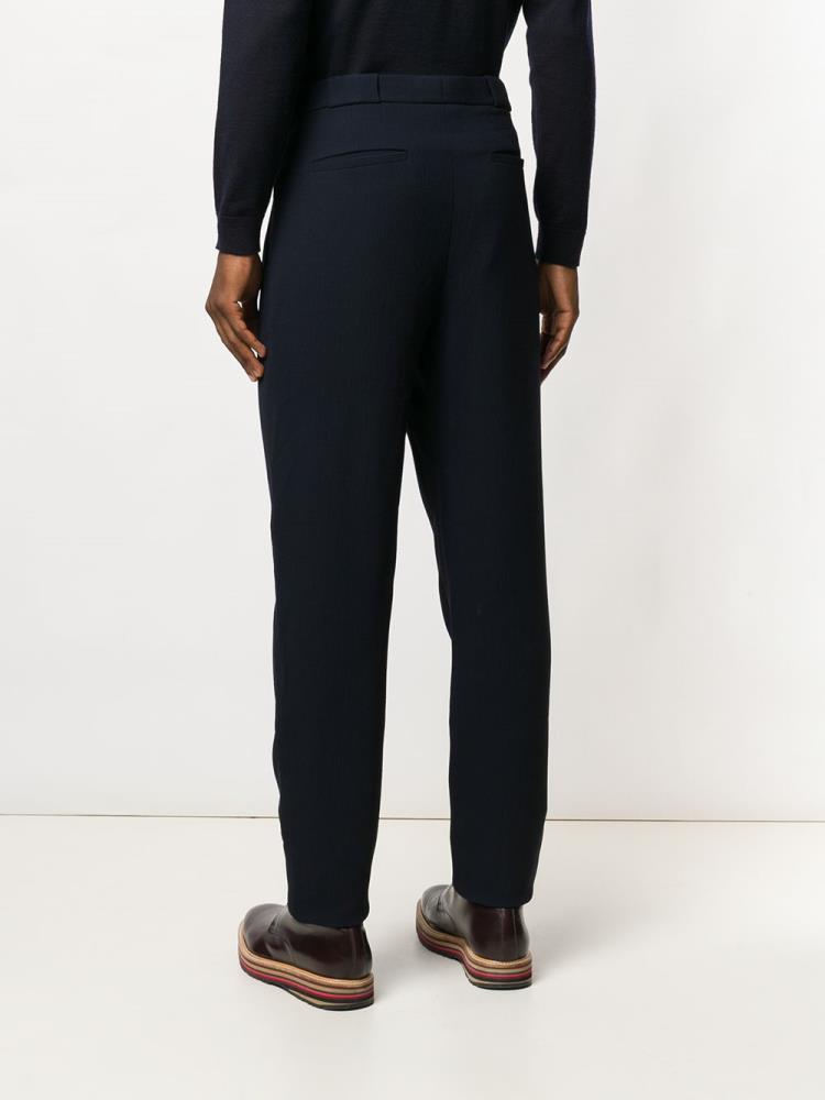 Pantalones Giorgio Armani Corduroy Straight Leg Hombre Azules | TYYQ9599