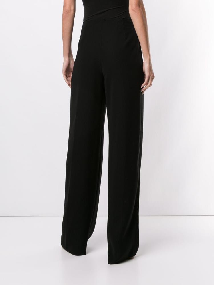 Pantalones Giorgio Armani High Waisted Pleated Mujer Negras | 3LPXJ4B5