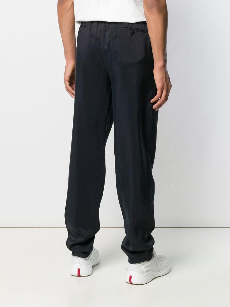 Pantalones Giorgio Armani Loose Fit Hombre Azules | P8926XEW