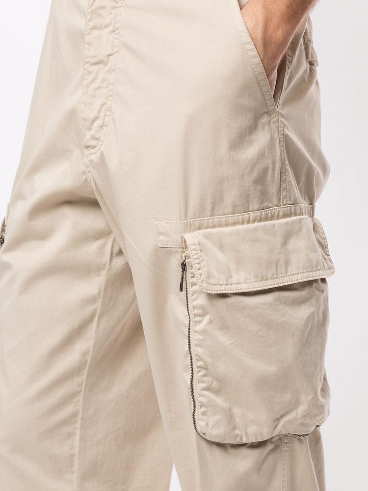 Pantalones Giorgio Armani Multi Pocket Elasticated Cuff Hombre Beige | AKGQR6IO