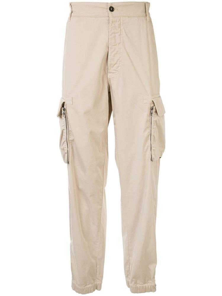 Pantalones Giorgio Armani Multi Pocket Elasticated Cuff Hombre Beige | AKGQR6IO