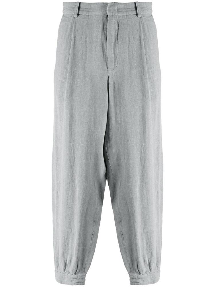 Pantalones Giorgio Armani Plain Loose Fit Hombre Gris | LUS6DU3R