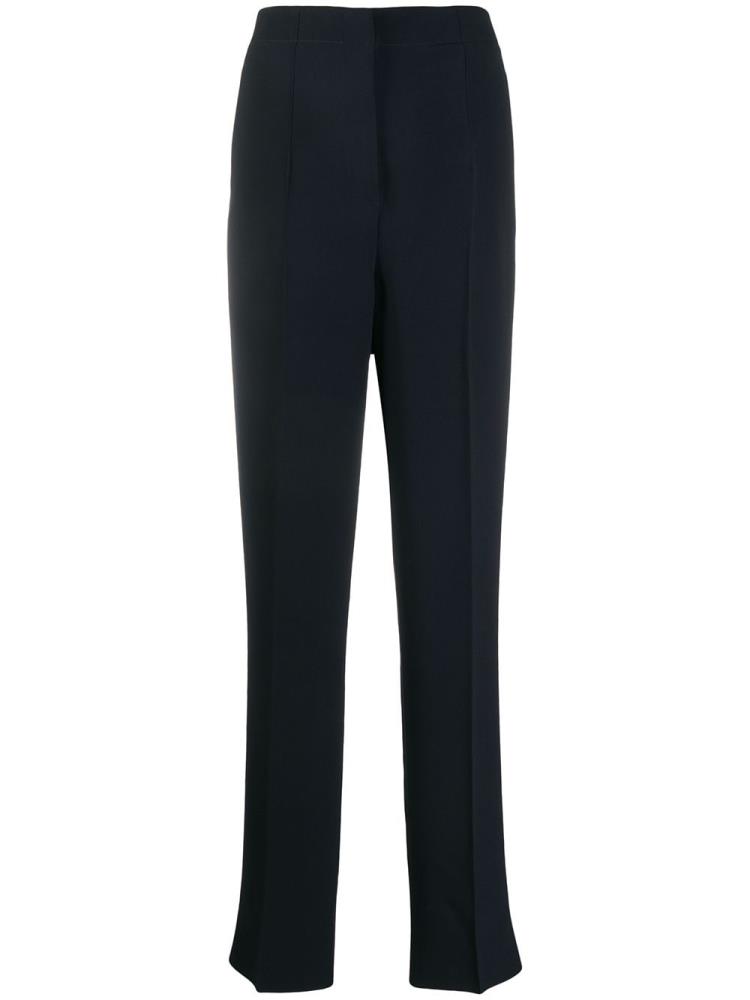 Pantalones Giorgio Armani Pressed Pleat Mujer Negras | R1ZME344