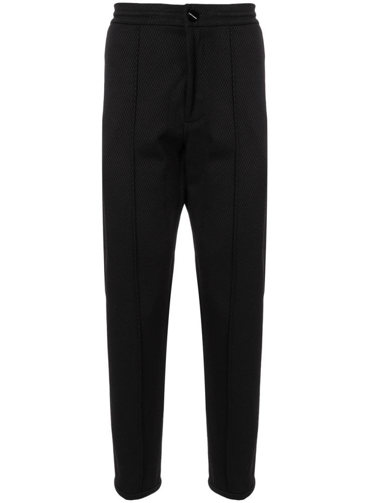 Pantalones Giorgio Armani Slim Textured Hombre Negras | WAHY9TUL