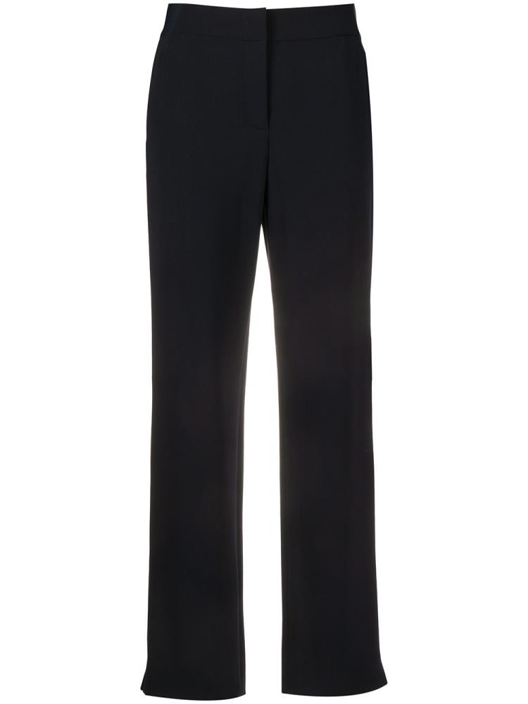 Pantalones Giorgio Armani Straight Fit Mujer Azules | 7GN7O67W