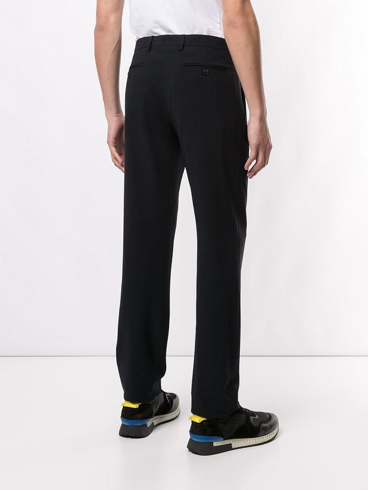 Pantalones Giorgio Armani Straight Leg Hombre Azules | BMIBKGP9