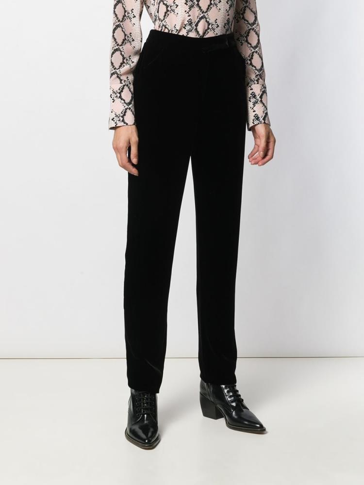 Pantalones Giorgio Armani Straight Leg Mujer Negras | GDXUJG2N