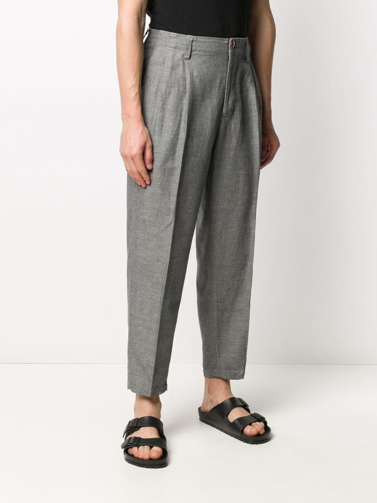 Pantalones Giorgio Armani Tapered Dart Hombre Gris | 52K9IZAT