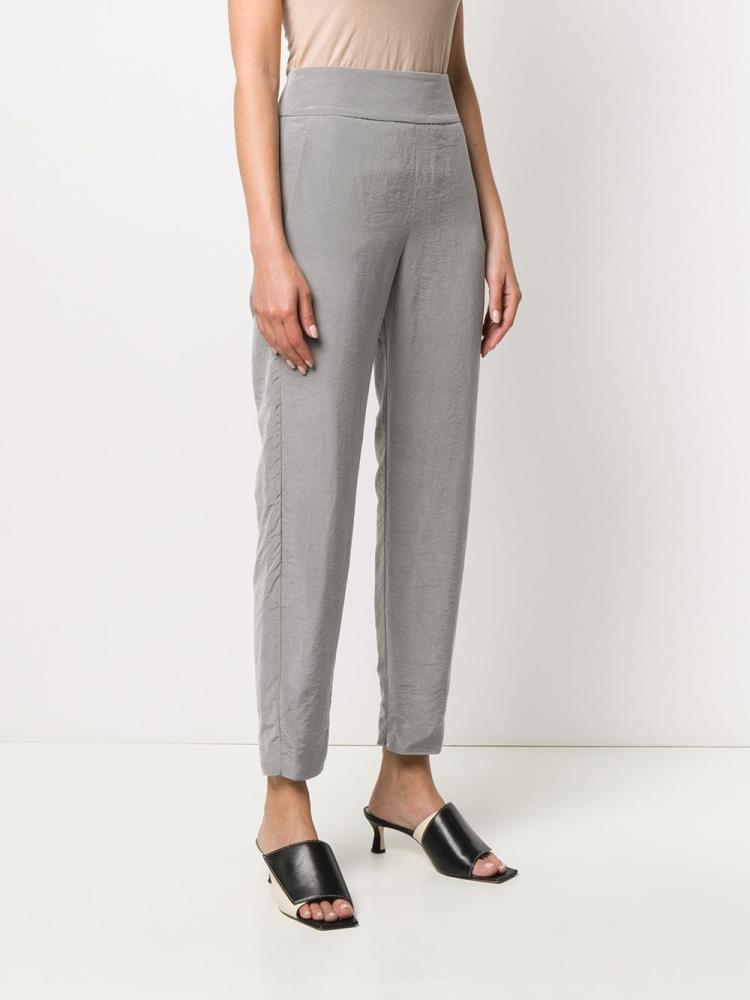 Pantalones Giorgio Armani Tapered Leg Mujer Gris | K6IQT515