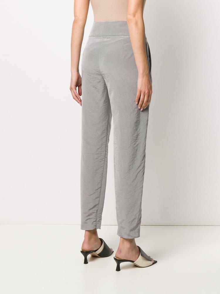 Pantalones Giorgio Armani Tapered Leg Mujer Gris | K6IQT515