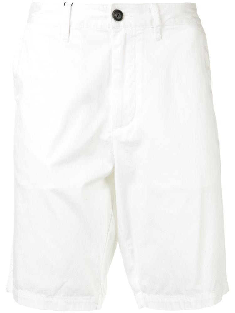 Pantalones Cortos Armani Emporio Plain Bermuda Shorts Hombre Blancas | 0L6TRP0A